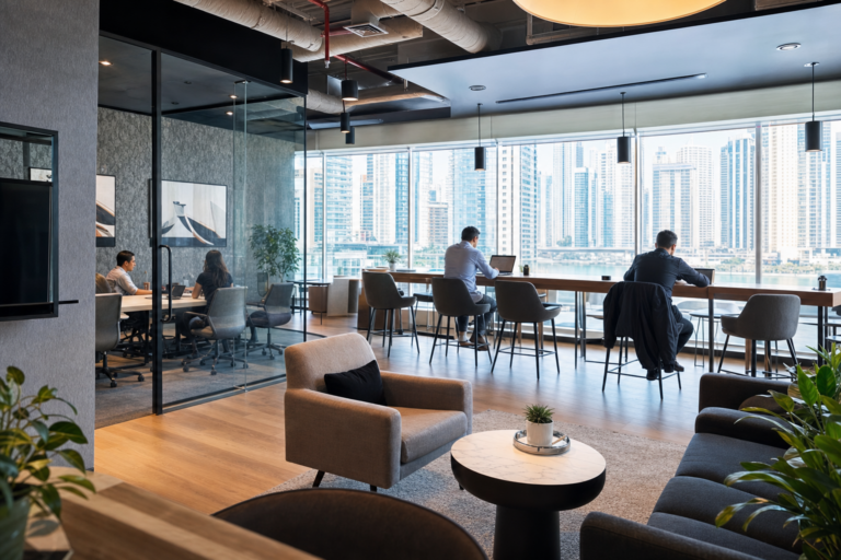 Compare amenities at Dubai Marina business centers