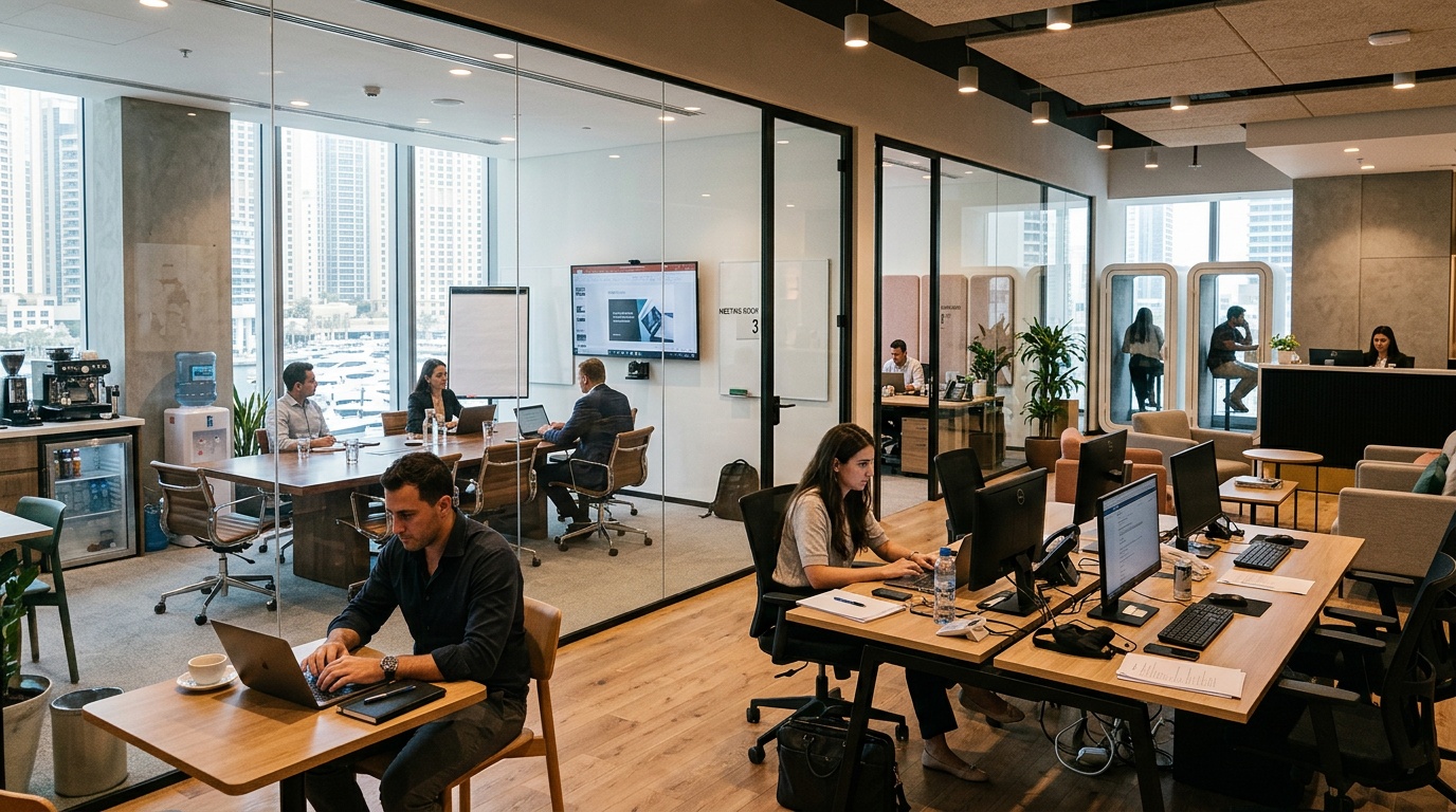 Benefits of Compare amenities at Dubai Marina business centers