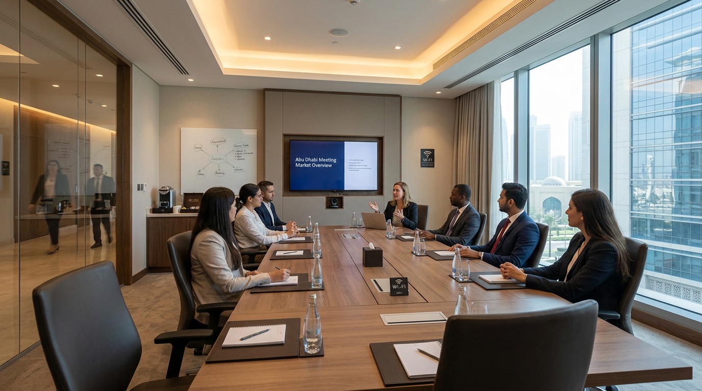 Types of Conference Rooms in Abu Dhabi: Hotels, Coworking, and Dedicated Centers