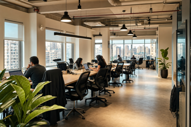 Coworking space vs. traditional office rental in Dokki