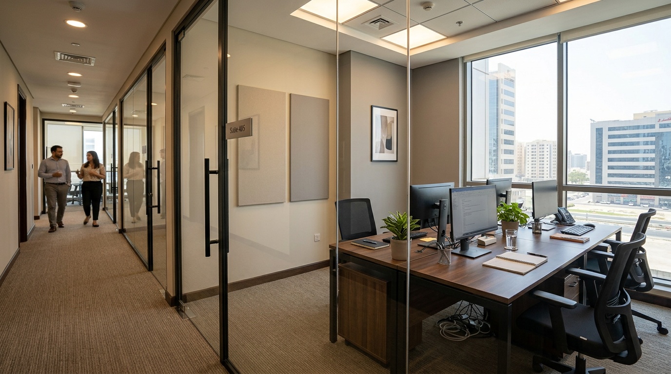 Coworking and private office options in Sharjah