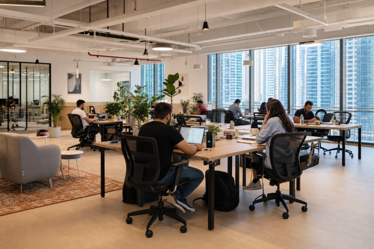 Which Dubai Marina coworking space offers better networking opportunities?