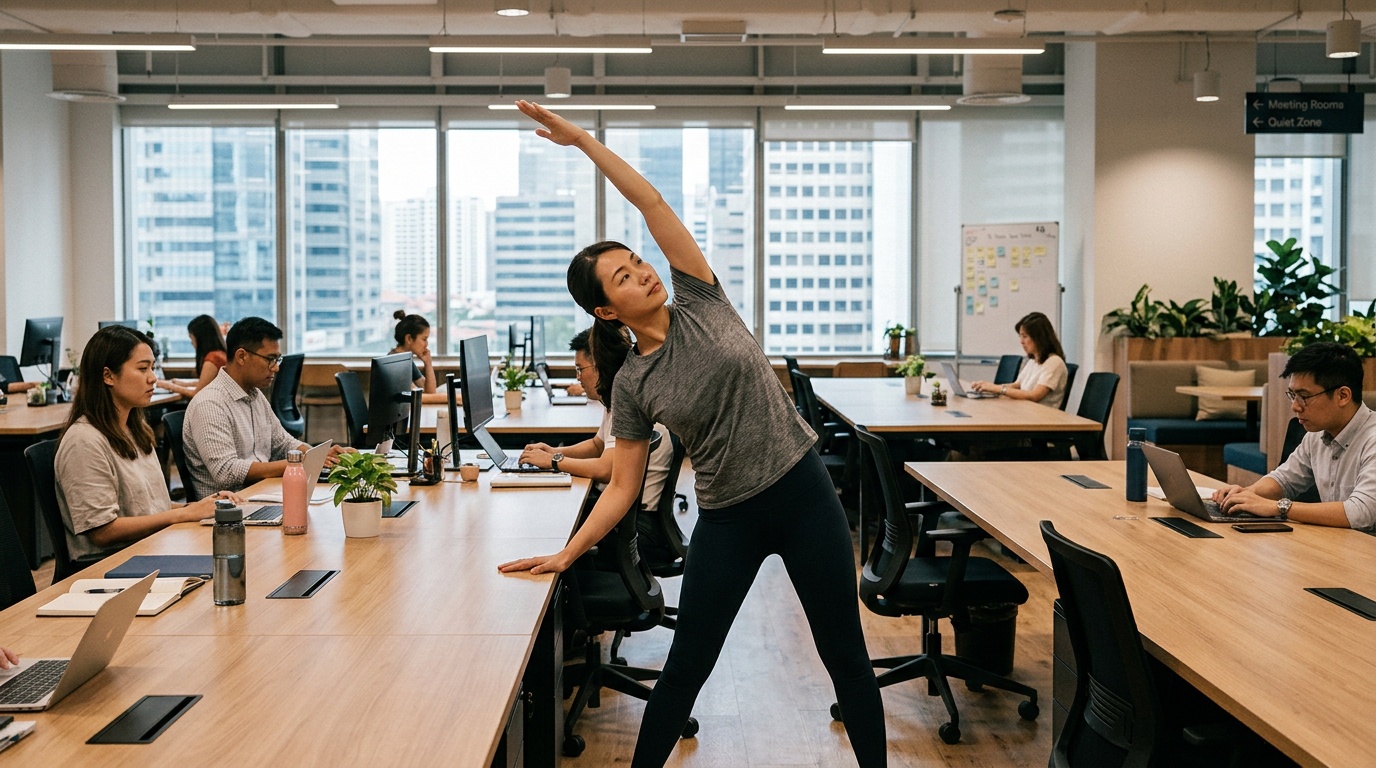 Building a Sustainable Desk Yoga Routine