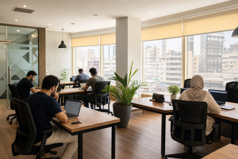 best coworking space in Mansoura for quiet work