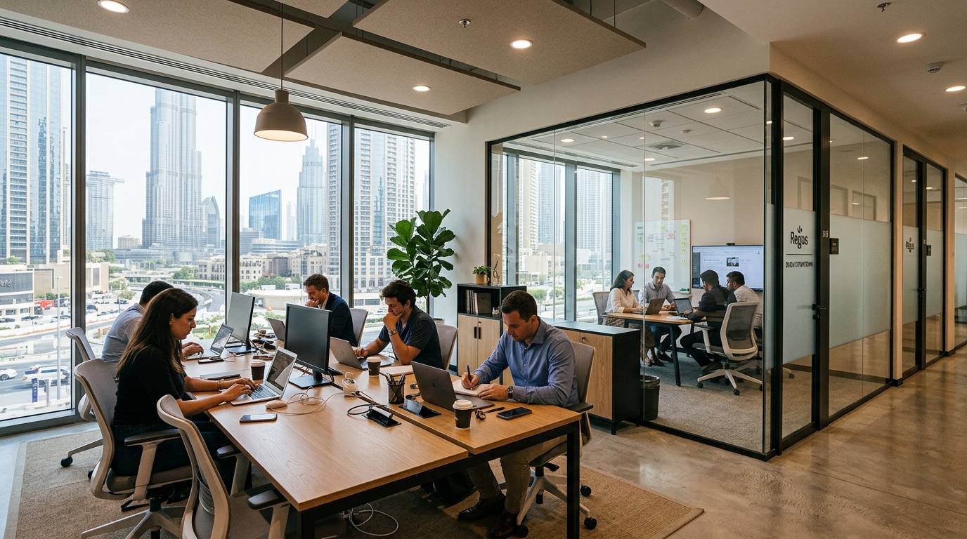 Private office and meeting room options in Downtown Dubai