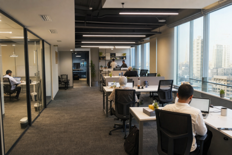 coworking space in Mansoura vs serviced offices in Mansoura