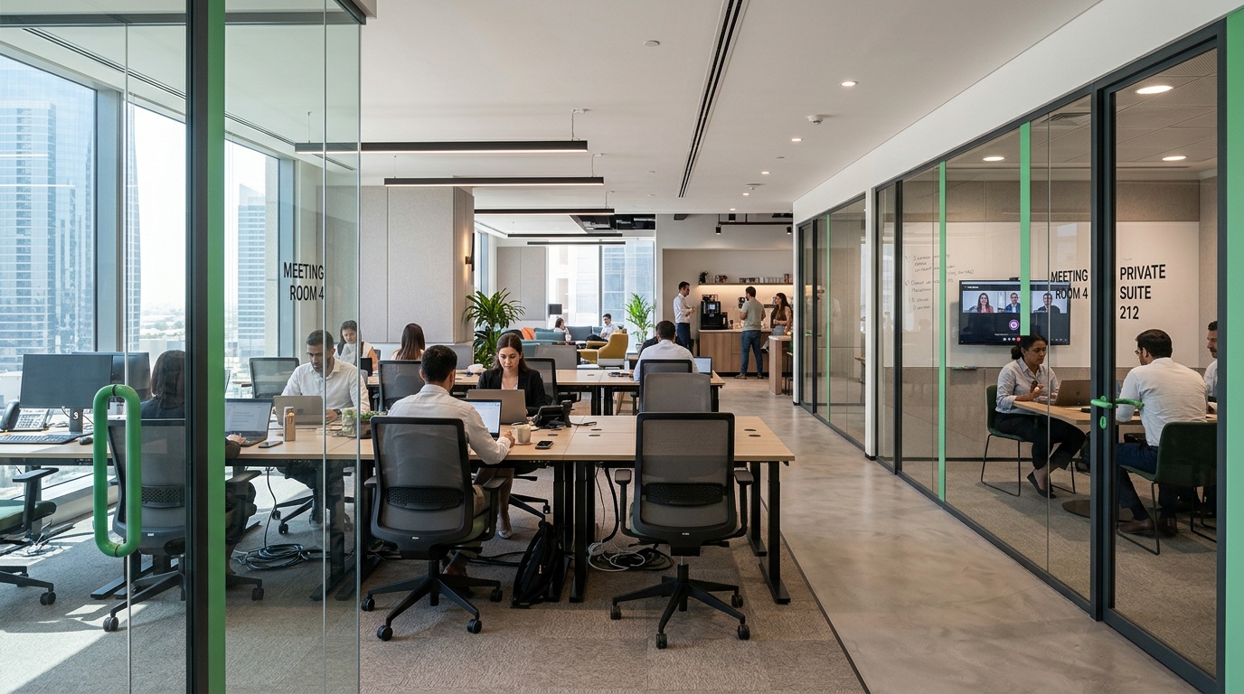 Illustrative meeting space image for HDS Business Centre Dubai workspace research