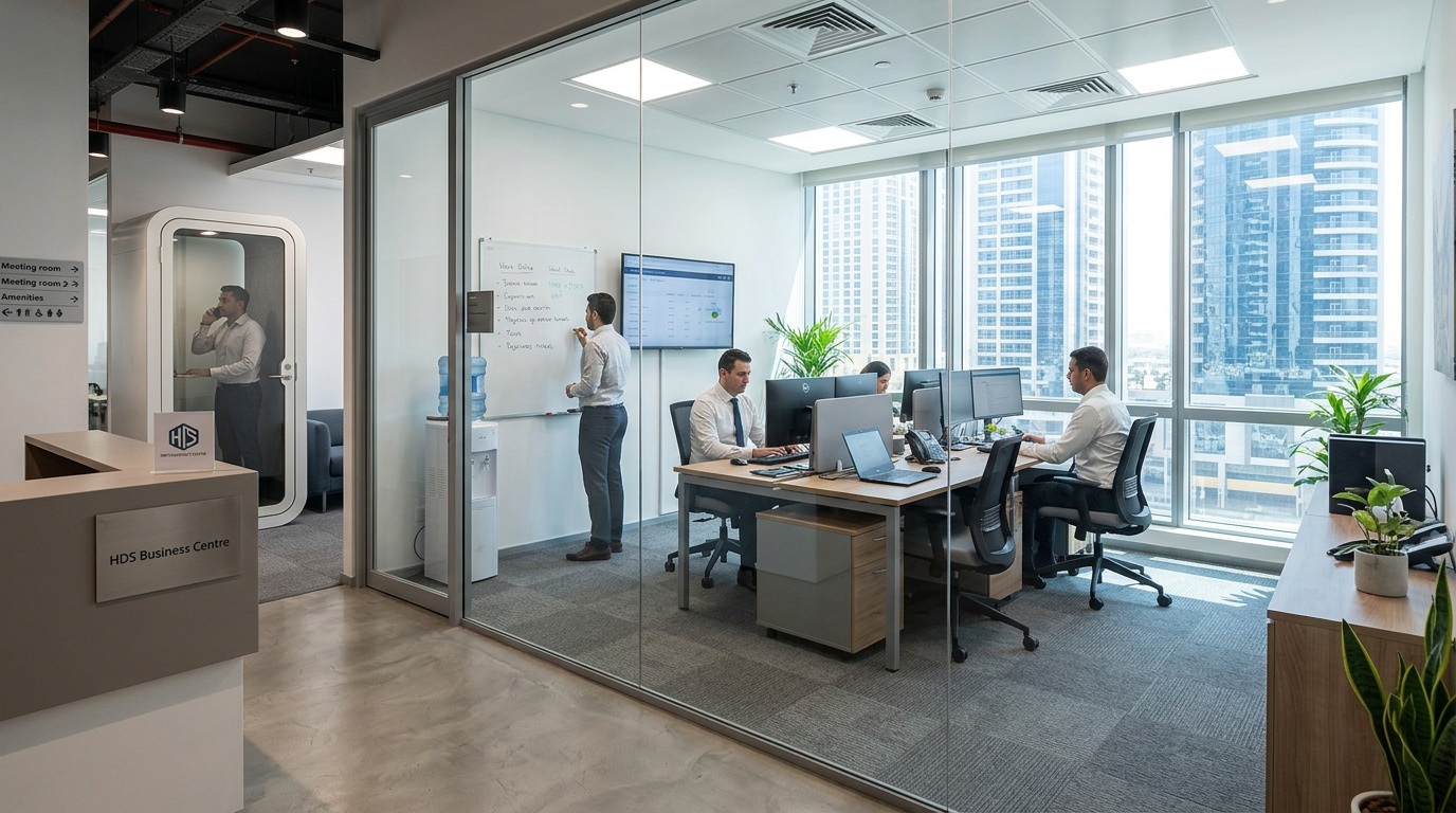 Illustrative interior image for HDS Business Centre Dubai workspace research