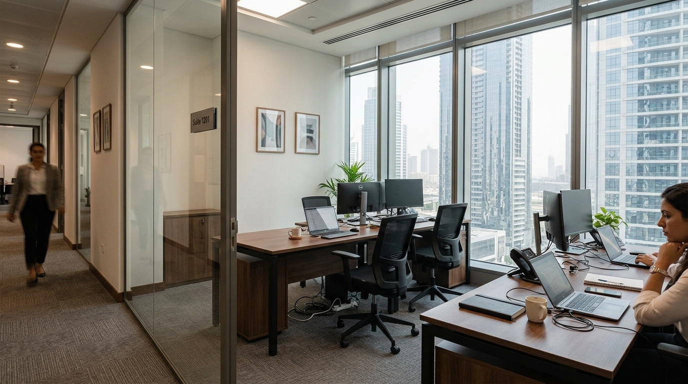 Serviced office facilities in Dubai