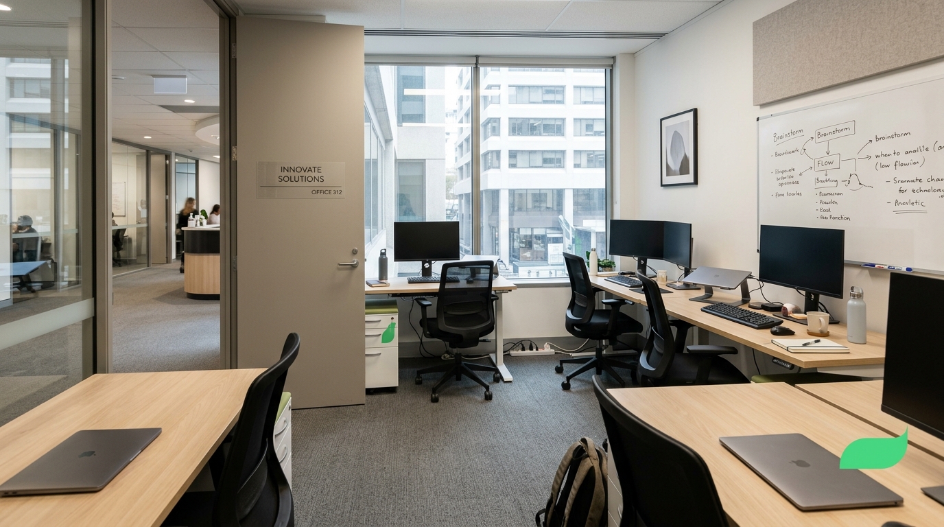 Private and shared office workspace in Dubai