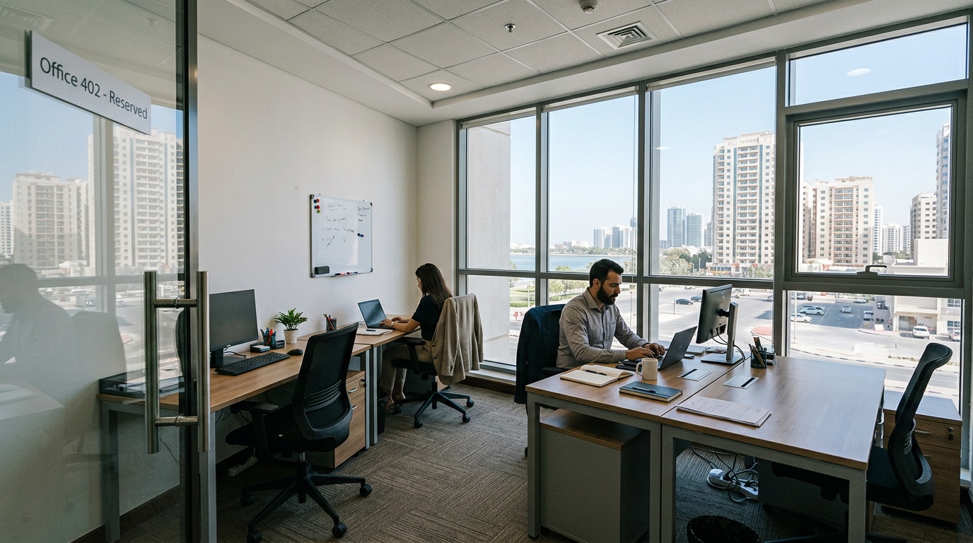 Flexible coworking and short-term office space in Sharjah