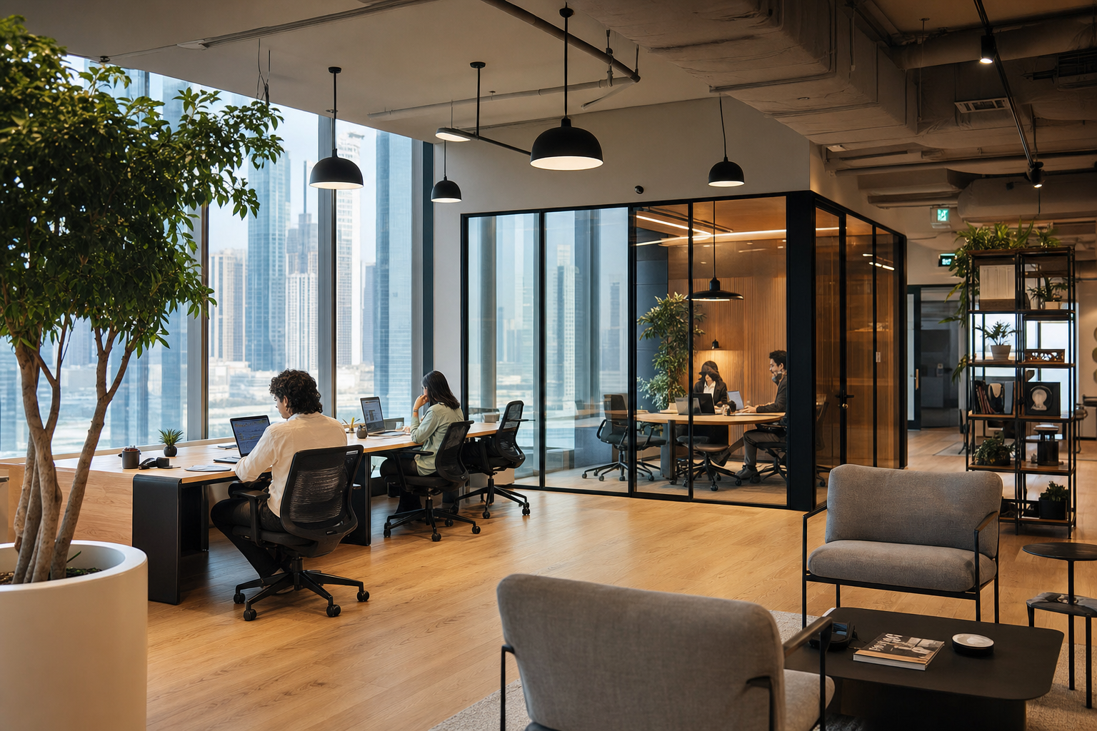 What do Dubai business experts recommend for flexible office solutions?
