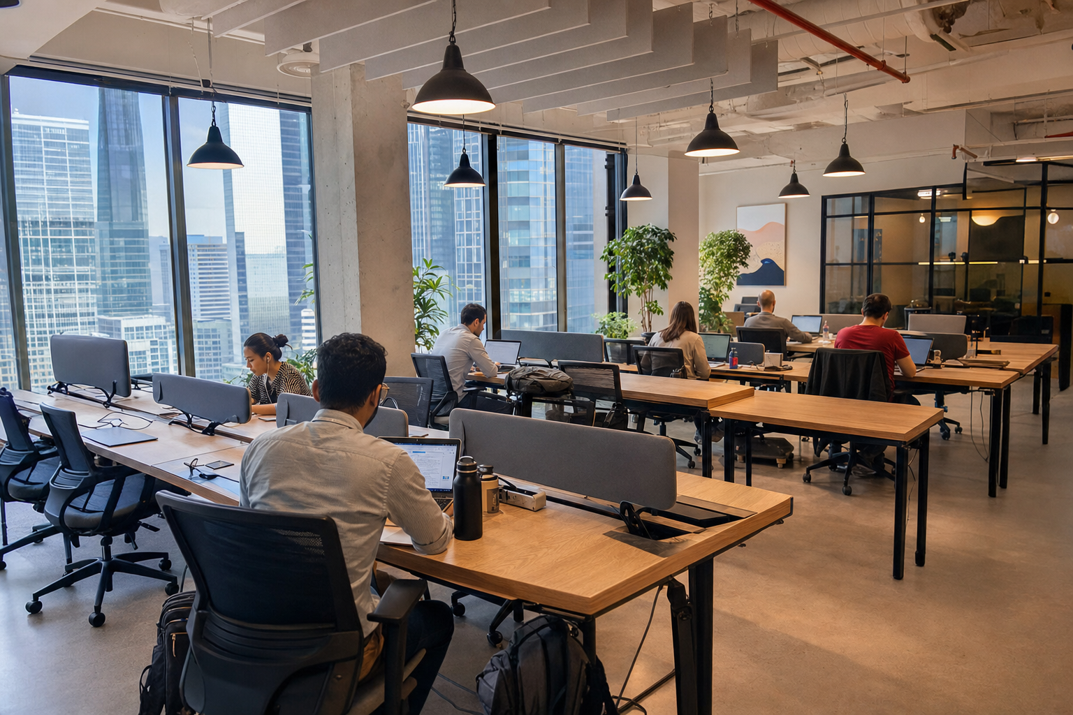 What workspace should I choose if I'm a startup in Dubai needing flexible seating?