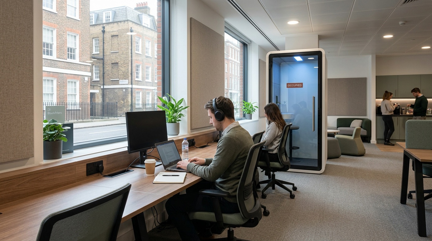 Why choose a quiet coworking space in Blackfriars?