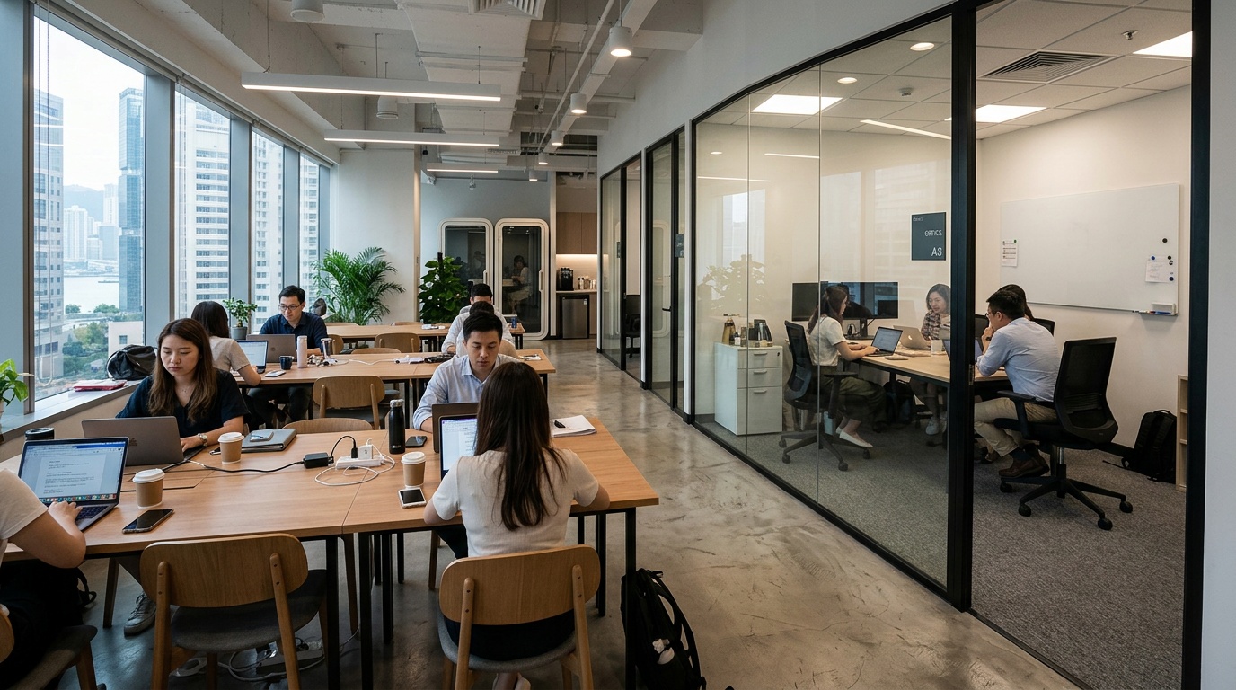 Which amenities suit your work: private offices or hot desks?